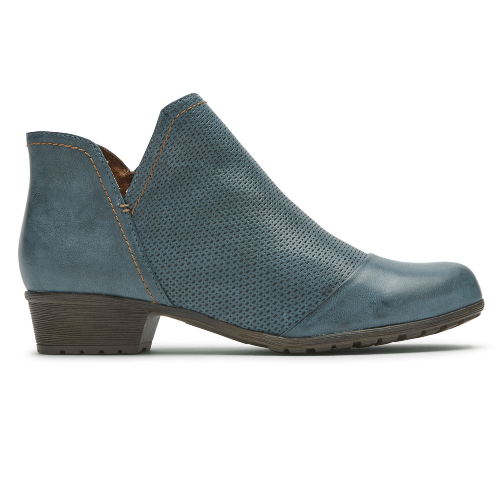 Rockport Støvler Dame Marineblå - Cobb Hill Gratasha V-Cut - QDPC94705